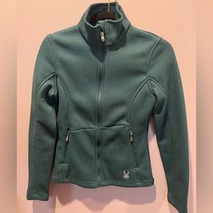 Spyder Green Core Sweater Althetic Jacket